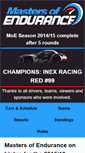 Mobile Screenshot of mastersofendurance.net