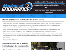 Tablet Screenshot of mastersofendurance.net
